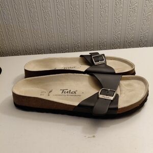 Birkenstock Tula Black Women's Sandals Size 6.5 0r 37.5